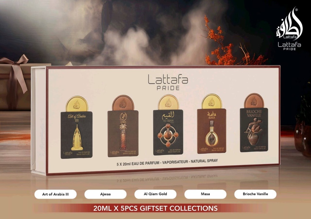 Lattafa 5 x 20ml Gift Set (Art of Arabia III) Un — 2