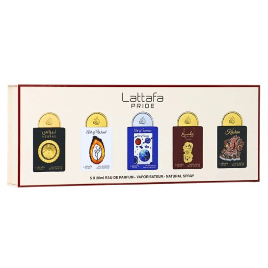 Lattafa Pride Mini Gift Set (Nebras Edition) 5 x 20 mL Unisex